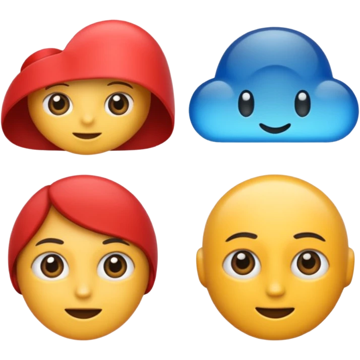 Real vs ai  text emoji