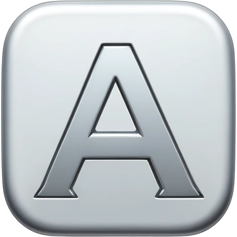 Letter A emoji