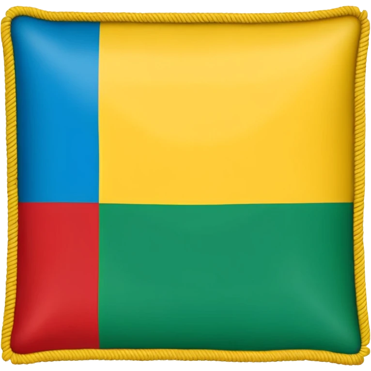 Bandera de tres líneas hariba azul medio verde con el alfabeto amazigh rojo abajo amarillo emoji