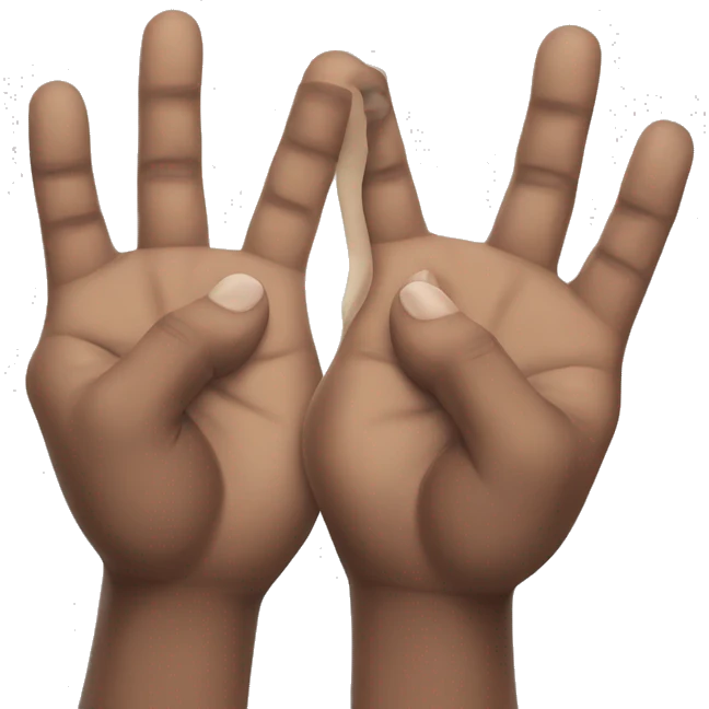 superpower hands emoji