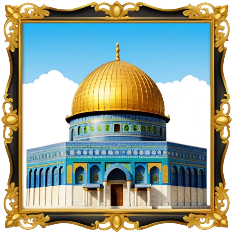 Dome of the rock, Palestine emoji