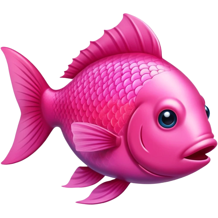 Pez rosado  emoji