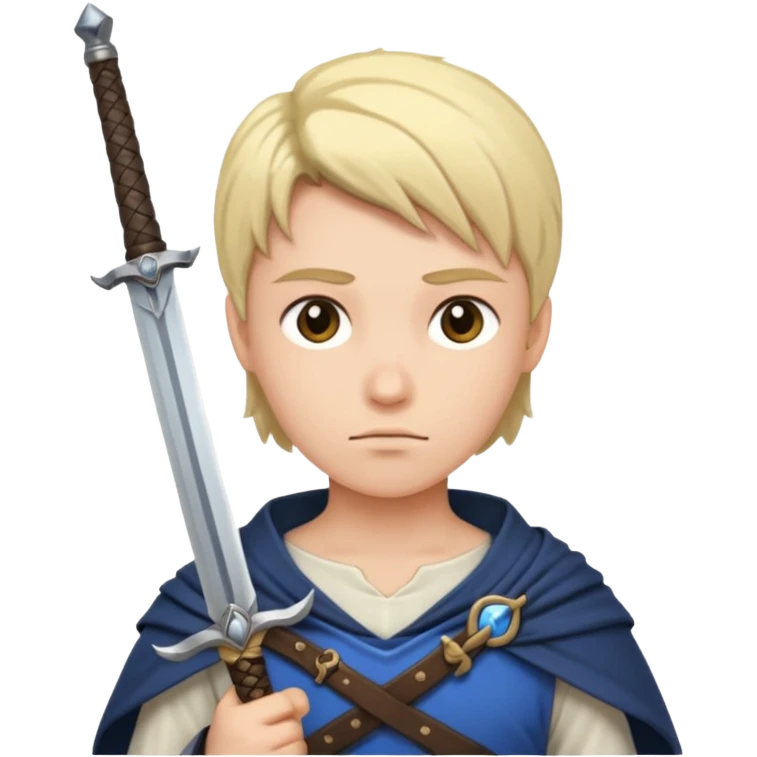 forgive with sword on shoulder emoji