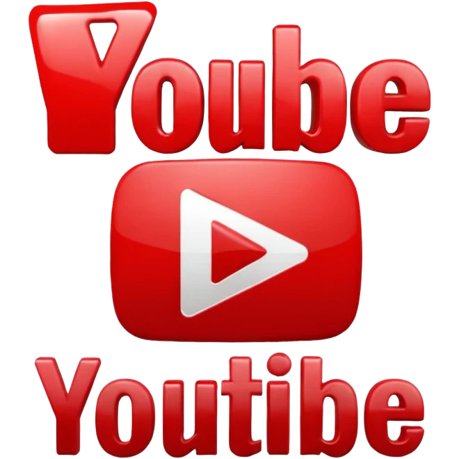 YouTube logo emoji