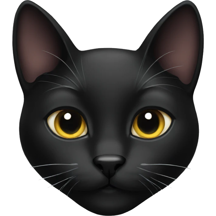 Black cat love emoji