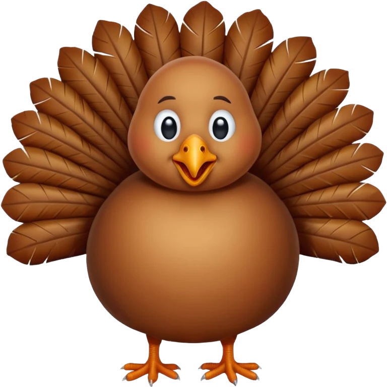 A turkey that’s crying out of happiness emoji