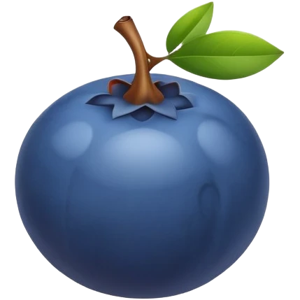 blueberry fruit emoji