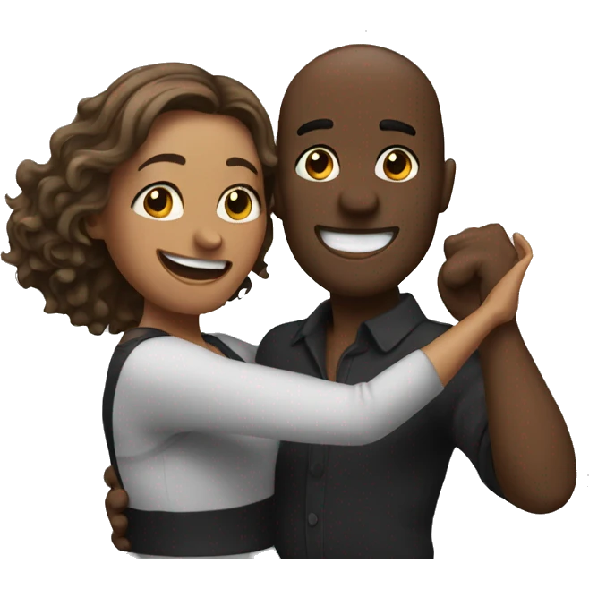 Couple dancing emoji