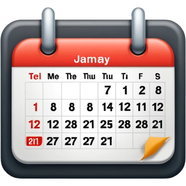 Calendar 🗓️ emoji