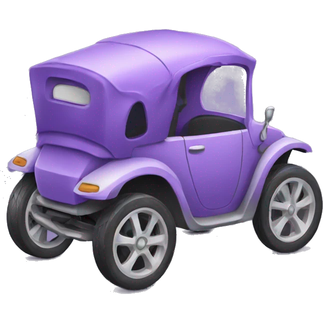 Purple buggy emoji