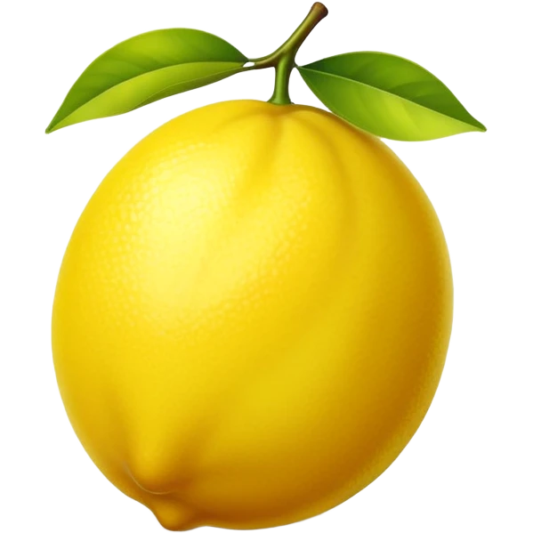 bright yellow lemon fruit (limone) emoji
