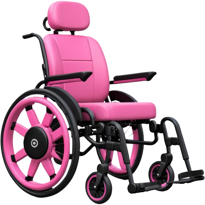 electric pink oreo design wheelchair emoji