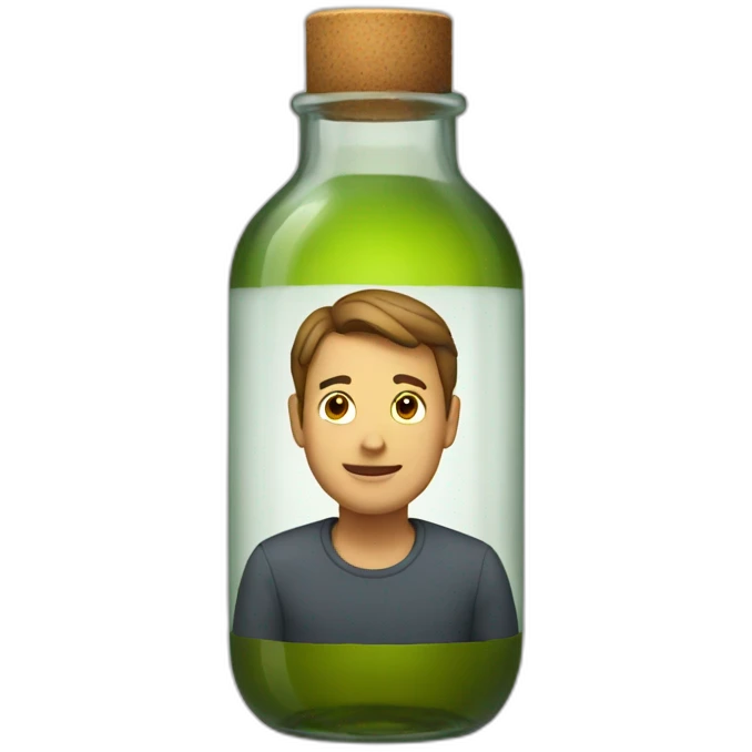 person in a bottle emoji