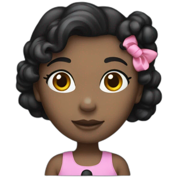 black hello kitty emoji