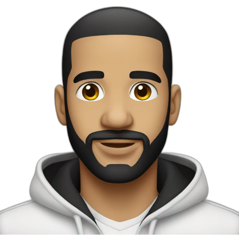 Drake in white  emoji