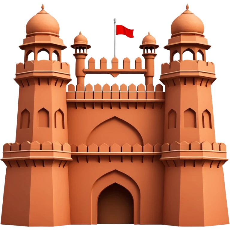 Red fort emoji