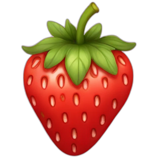 Strawberry emoji
