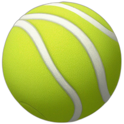 Beige colored tennis ball emoji