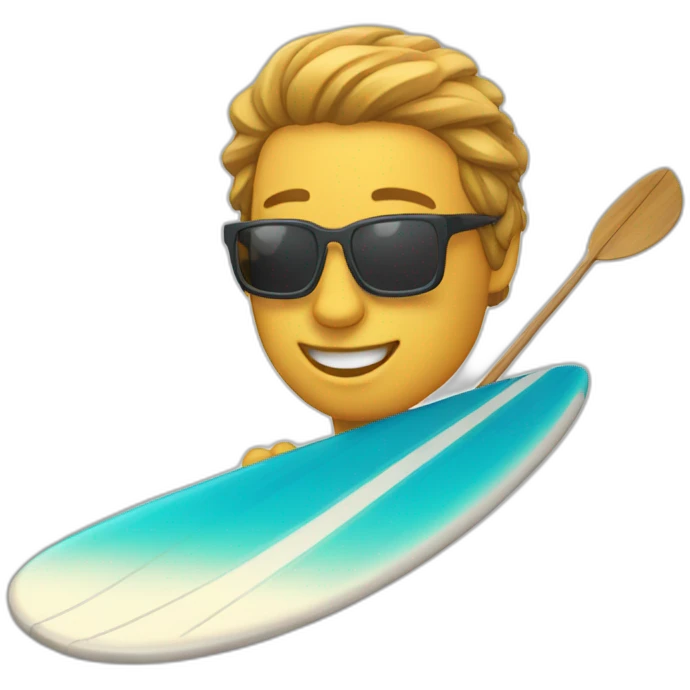 Tabla de surf emoji