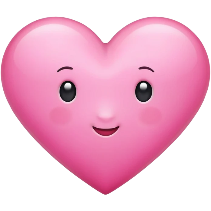 cute heart pink emoji