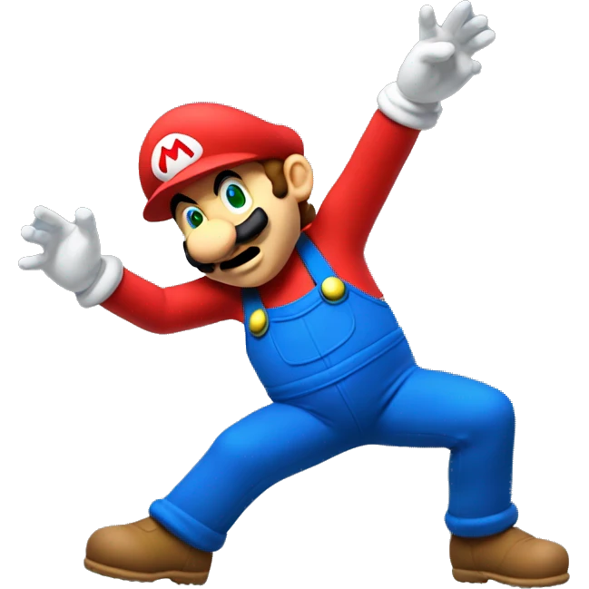 Mario Dabbing emoji