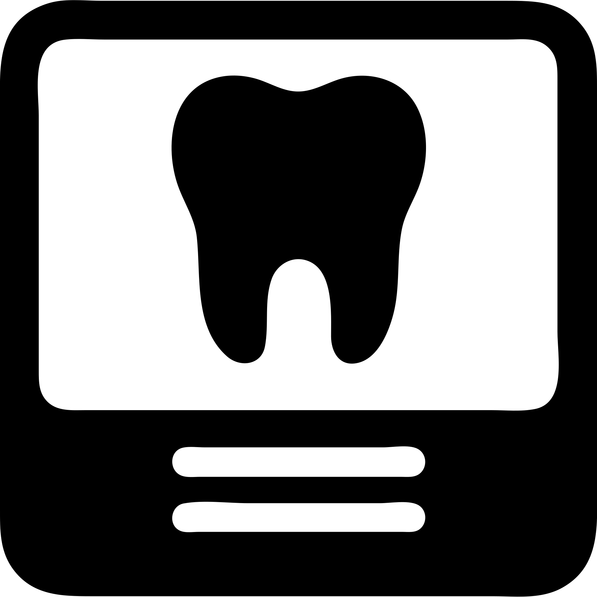 a dental X-ray emoji
