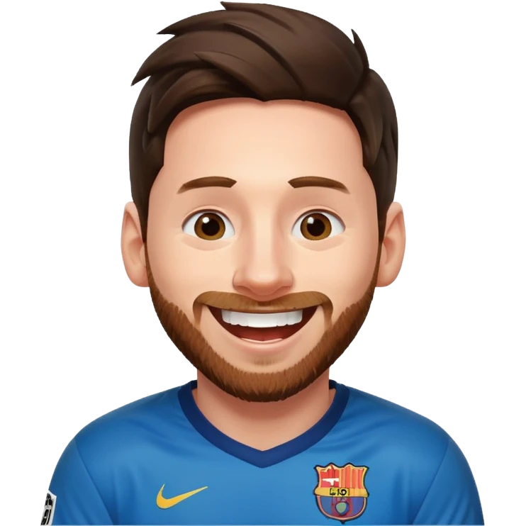 Messi qui rigole emoji