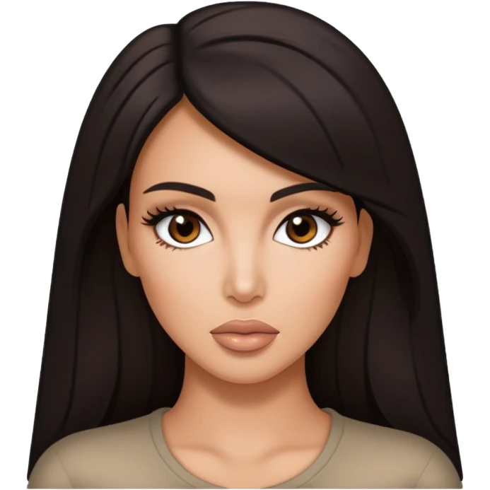 Kim Kardashians arches emoji