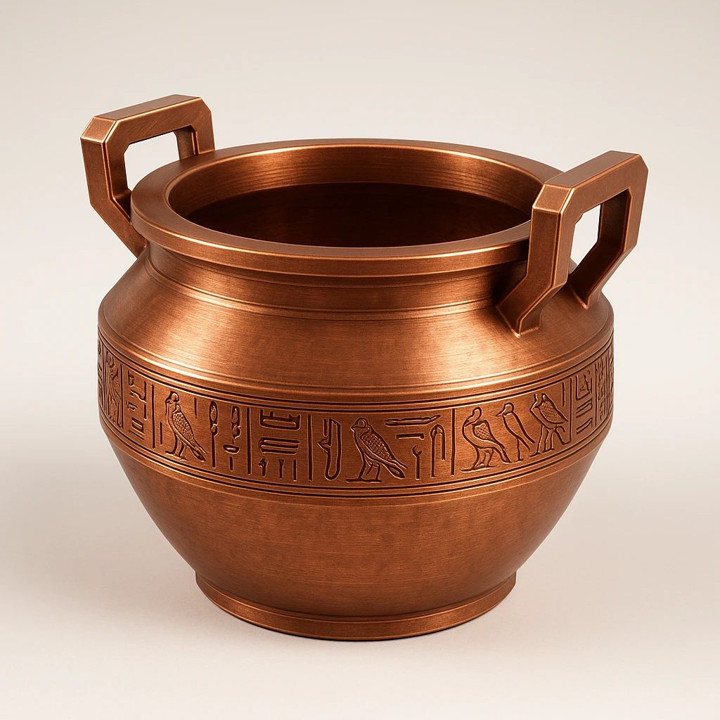ancient Egyptian cooking scene in hieroglyphic style emoji
