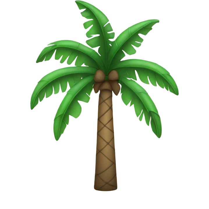 A Christmas palm tree  emoji
