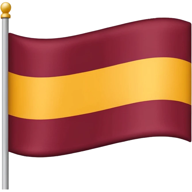 I want a flag like france but colors are maroon ,gold,maroon emoji