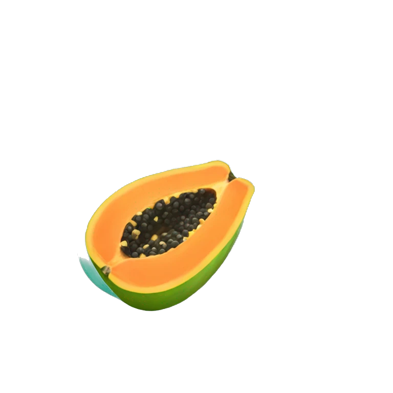 Papaya emoji