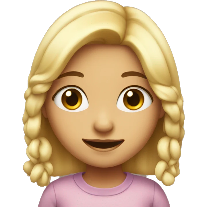 Cute girl emoji