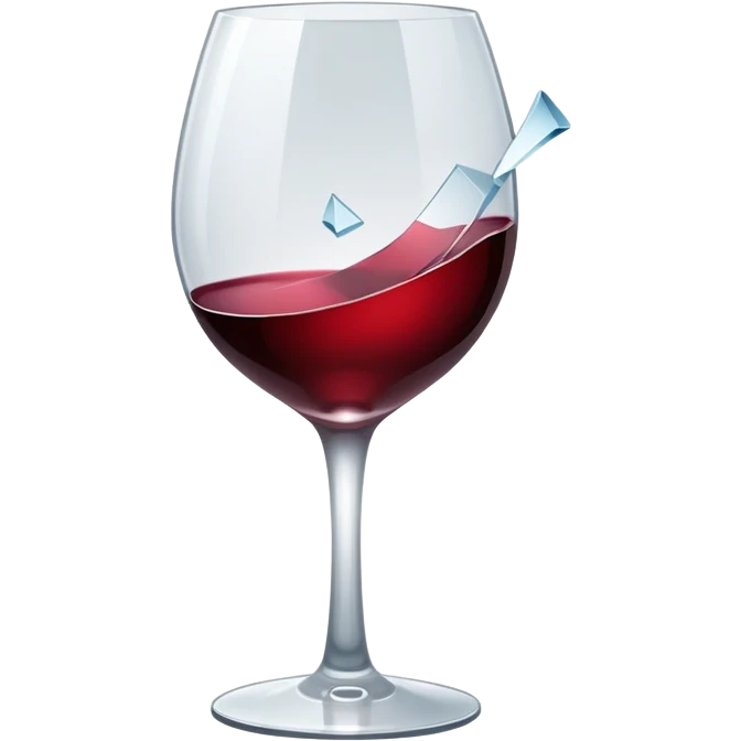 broken wine glass emoji