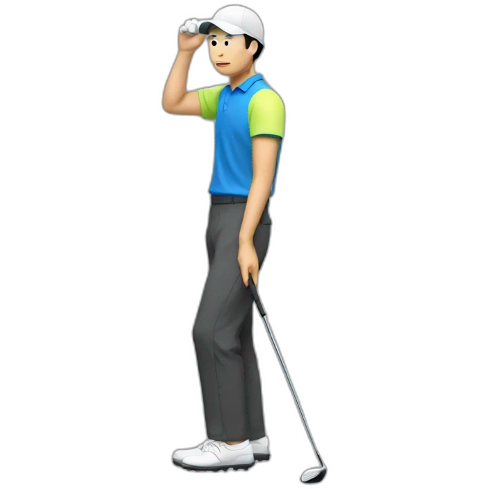 andrew hsu asian man golf emoji