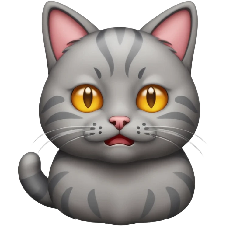 Emoji cat full body hurt and crying emoji