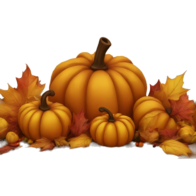 Fall decor  emoji