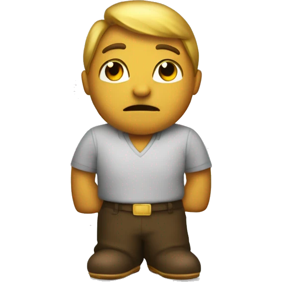 Haz un emoji de pierna izquierda de oro emoji