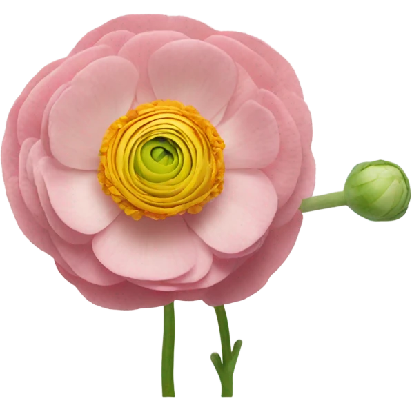 Ranunculus flower emoji