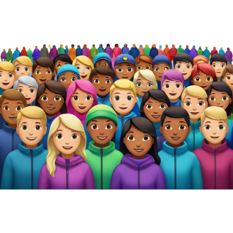 something that represents the aurora borealis lights and queer community emoji