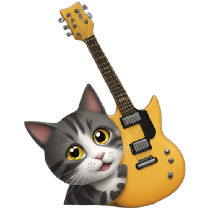 cat-guitar-rock emoji