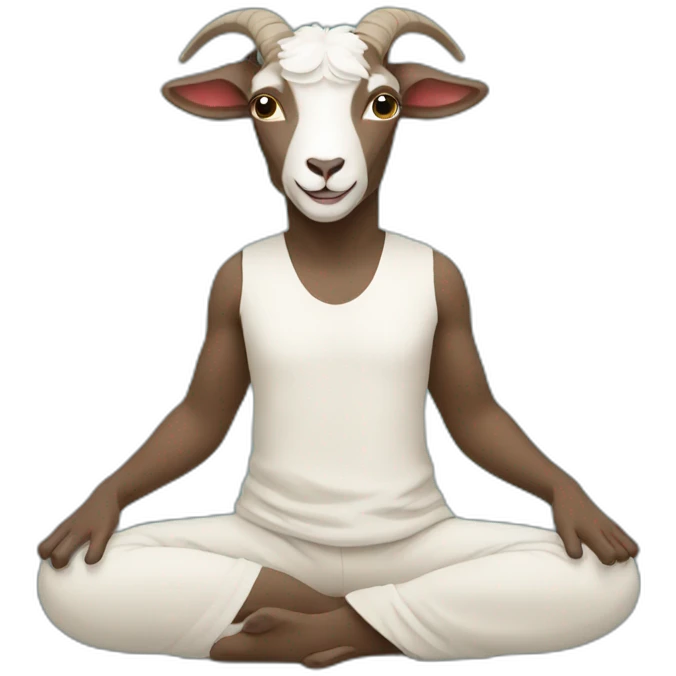goat yoga emoji