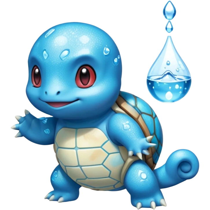 glitter pokemon squirtle emoji