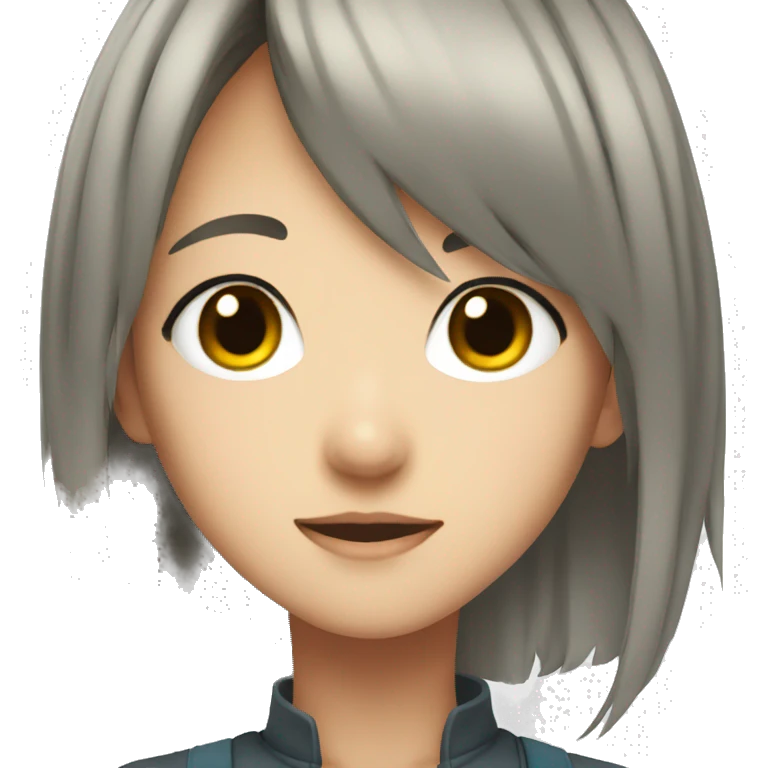 A anime girl emoji