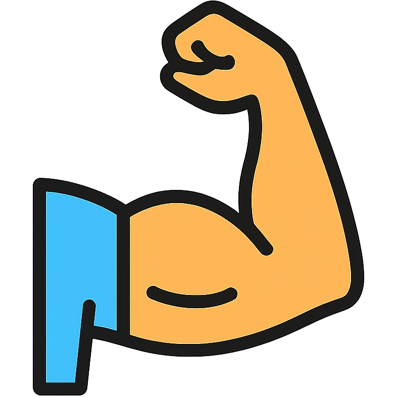 sportsmans biceps emoji