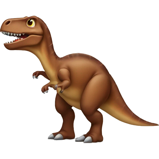 Brown dinosaur  emoji