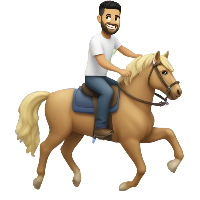 Steven Furtick riding rainbow emoji