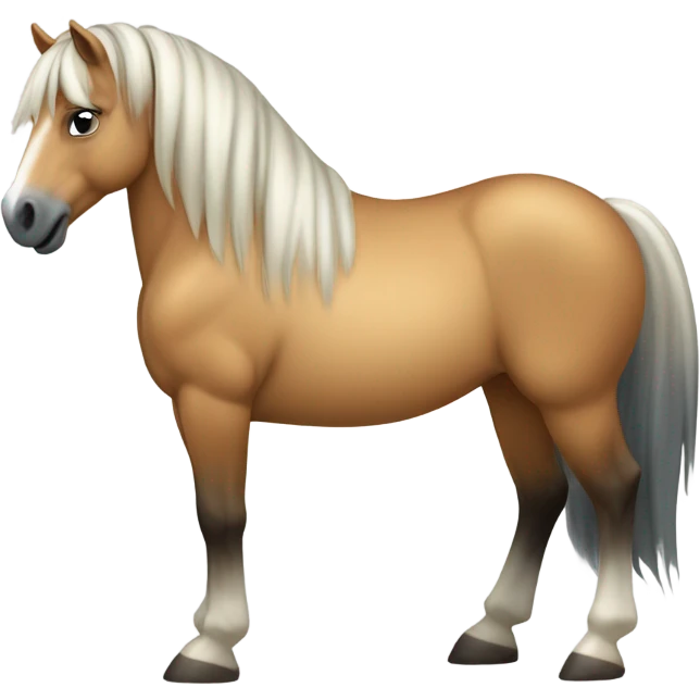 Fjord horse  emoji