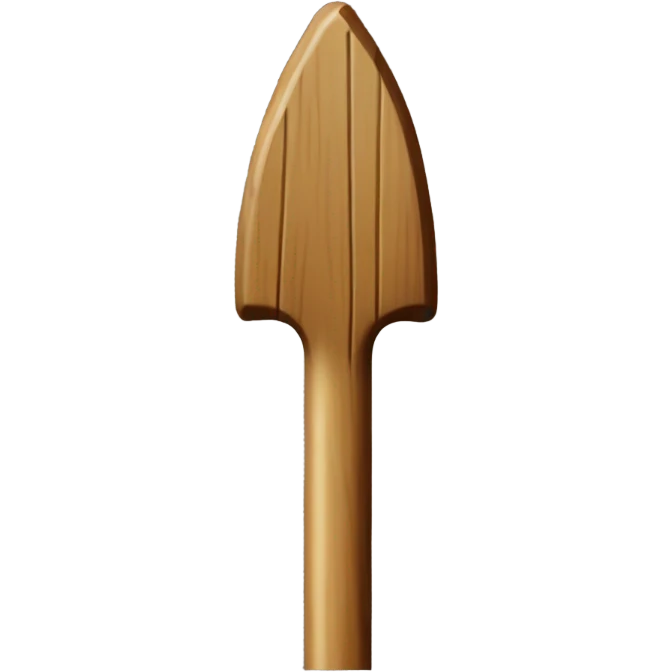 wooden stake emoji