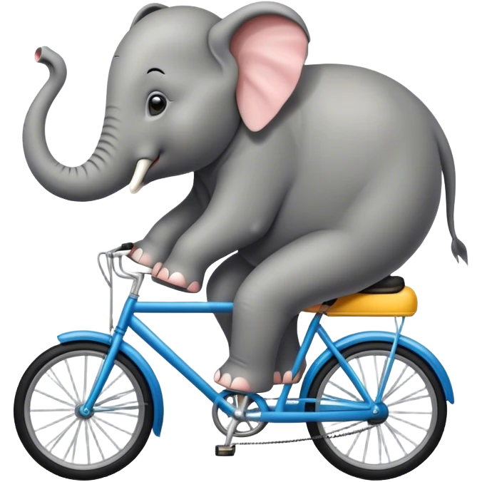 elephant on a bike  emoji